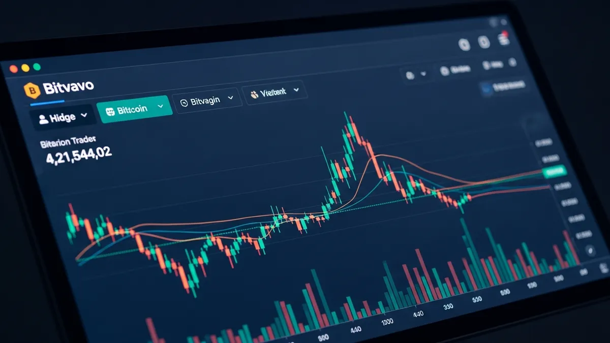 Crypto Arbitrage Trading in Nederland: Jouw Gids voor 2026 - A screenshot of a Bitvavo trading screen showing Bitcoin price fluctuations - Netherlands