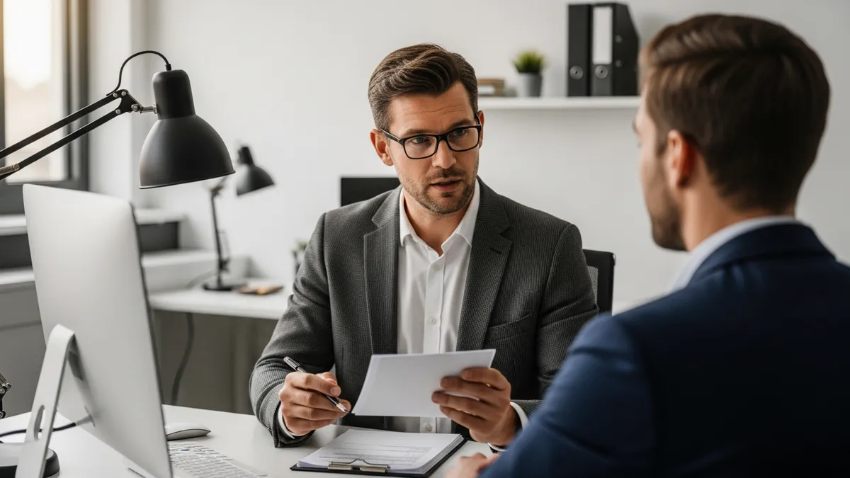 Crypto Tax Audit Australia: What the ATO is Watching in 2026 - Australian tax professional advising a client about crypto taxes in an office - Australia