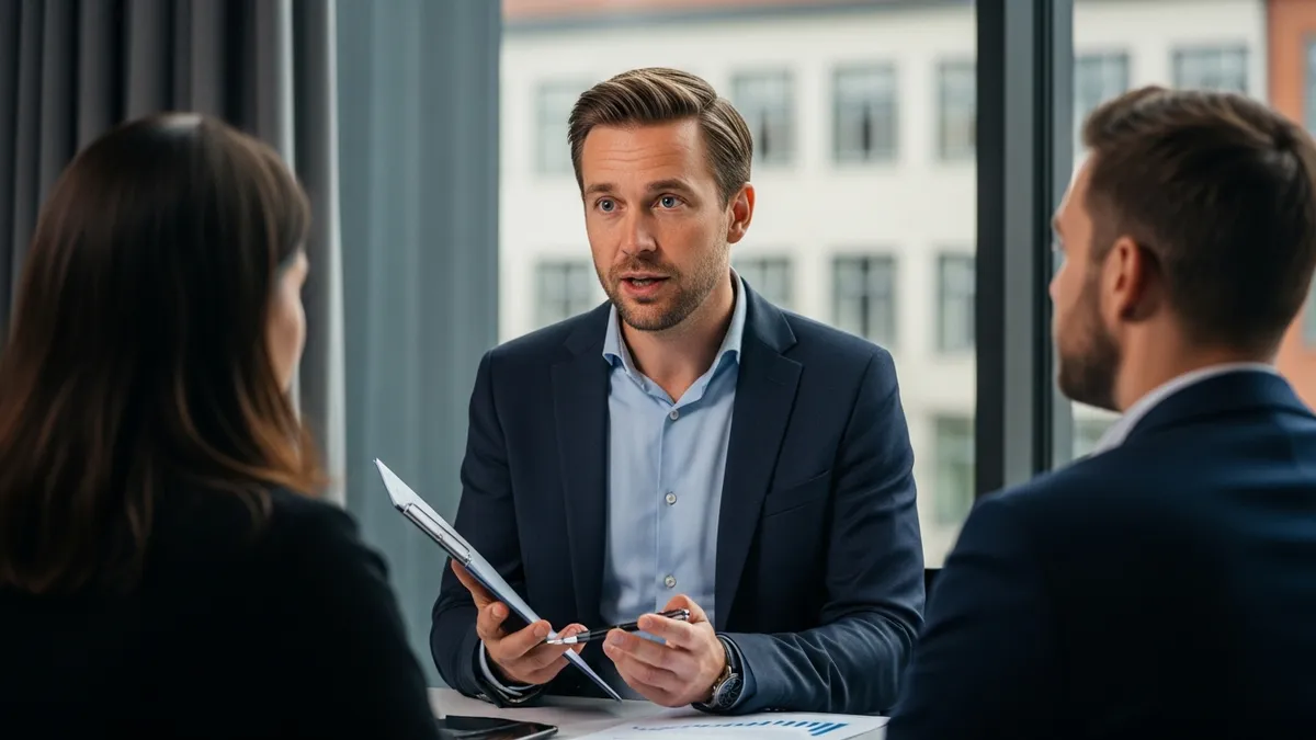 Klar til Krypto Skatterevision i Danmark 2026? - A Danish tax advisor explaining crypto tax regulations to a client in Copenhagen. - Denmark