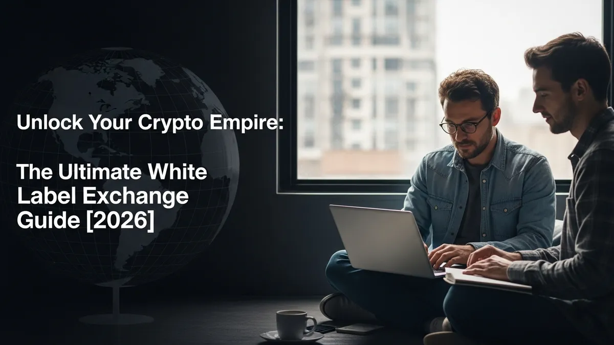 Unlock Your Crypto Empire: The Ultimate White Label Exchange Guide [2026] - Digital nomad working on a laptop, showcasing global accessibility - Global